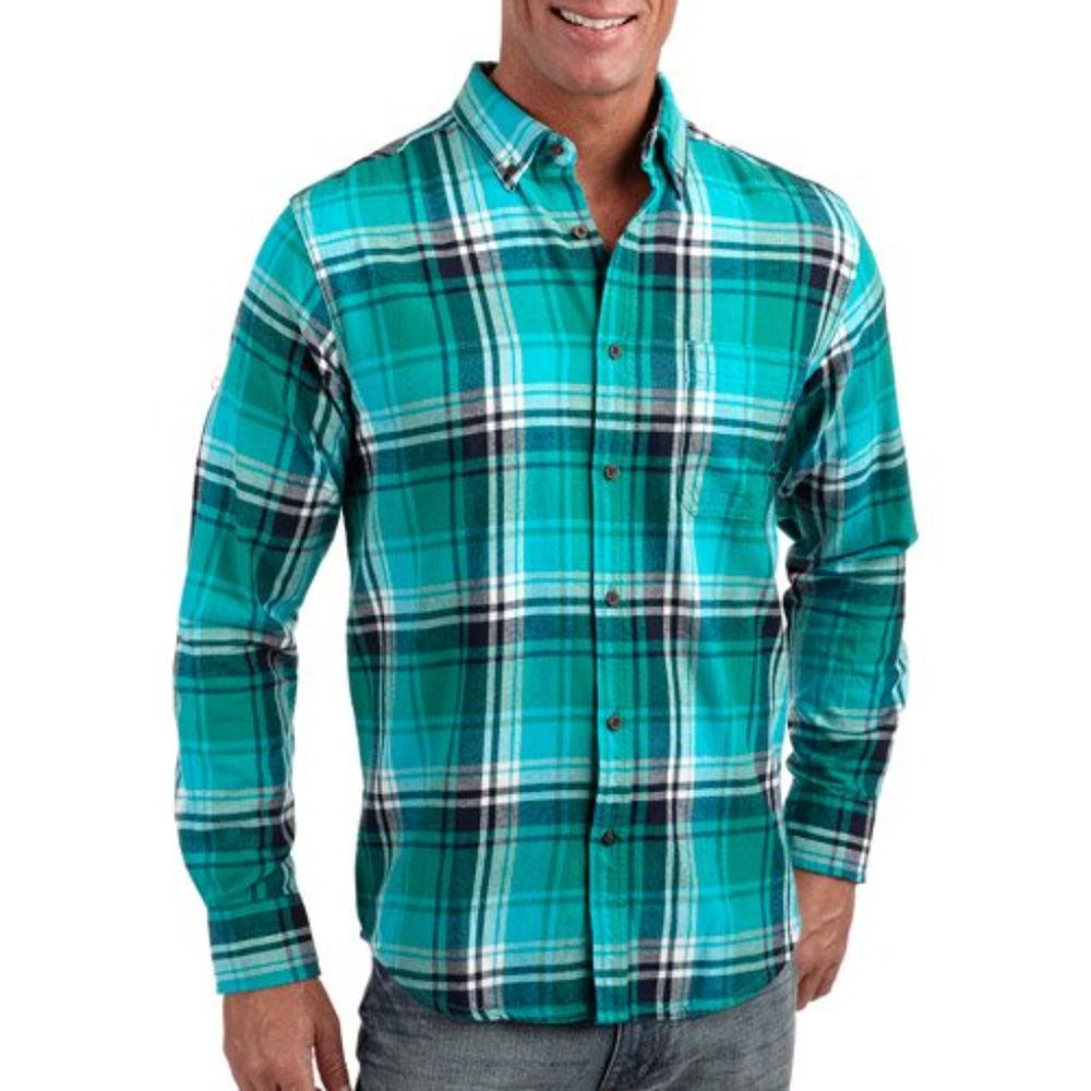 Blue/Green Plaid Flannel